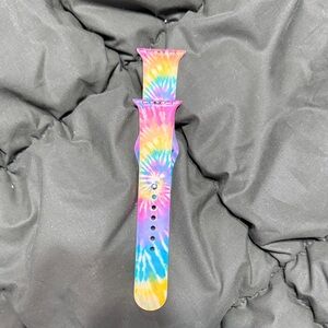 Colorful Tie-Dye Apple Watch Band. No brand.